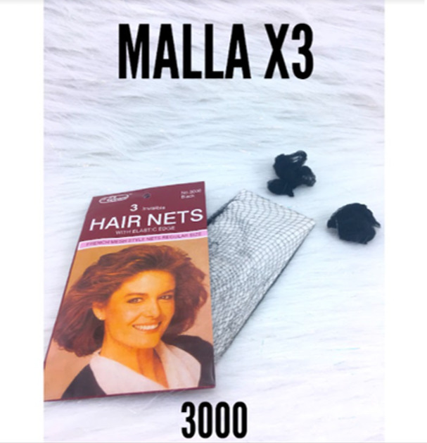 GORRO DE MALLA THE QUEEN X 3 UNIDADES (EU) REF 3000 - Luma Distribuidora SAS